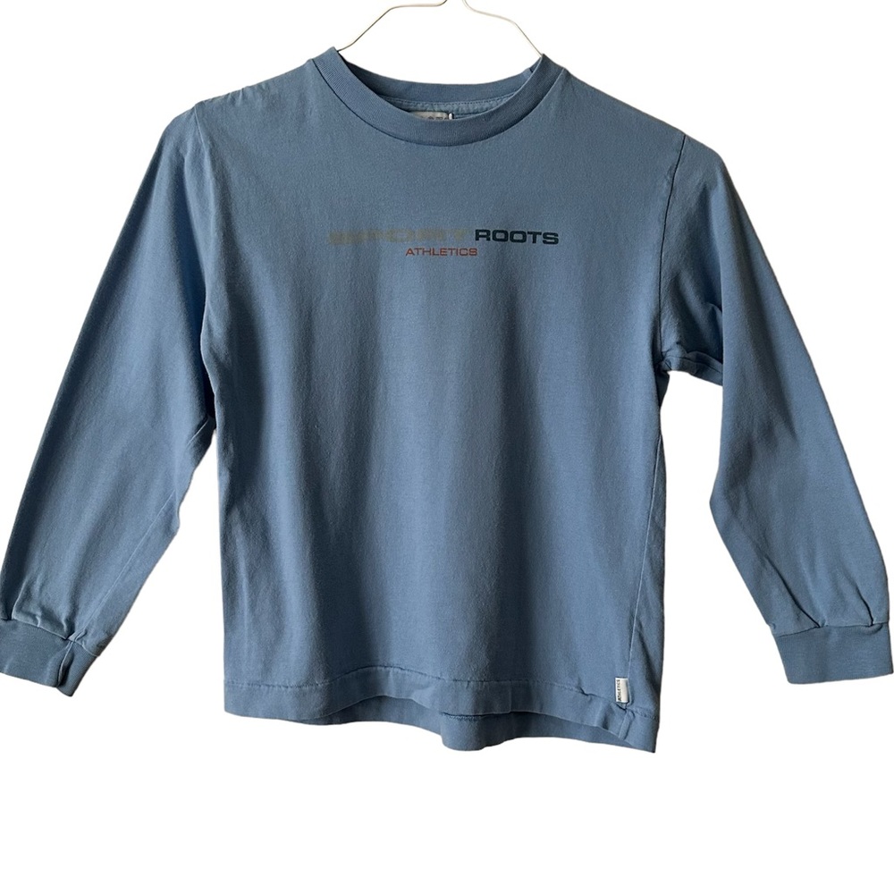 Roots Athletics Girl’s Light Blue T-Shirt size 8